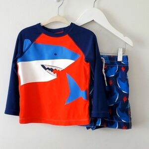 Baby Gap Two piece Shark swimsuit